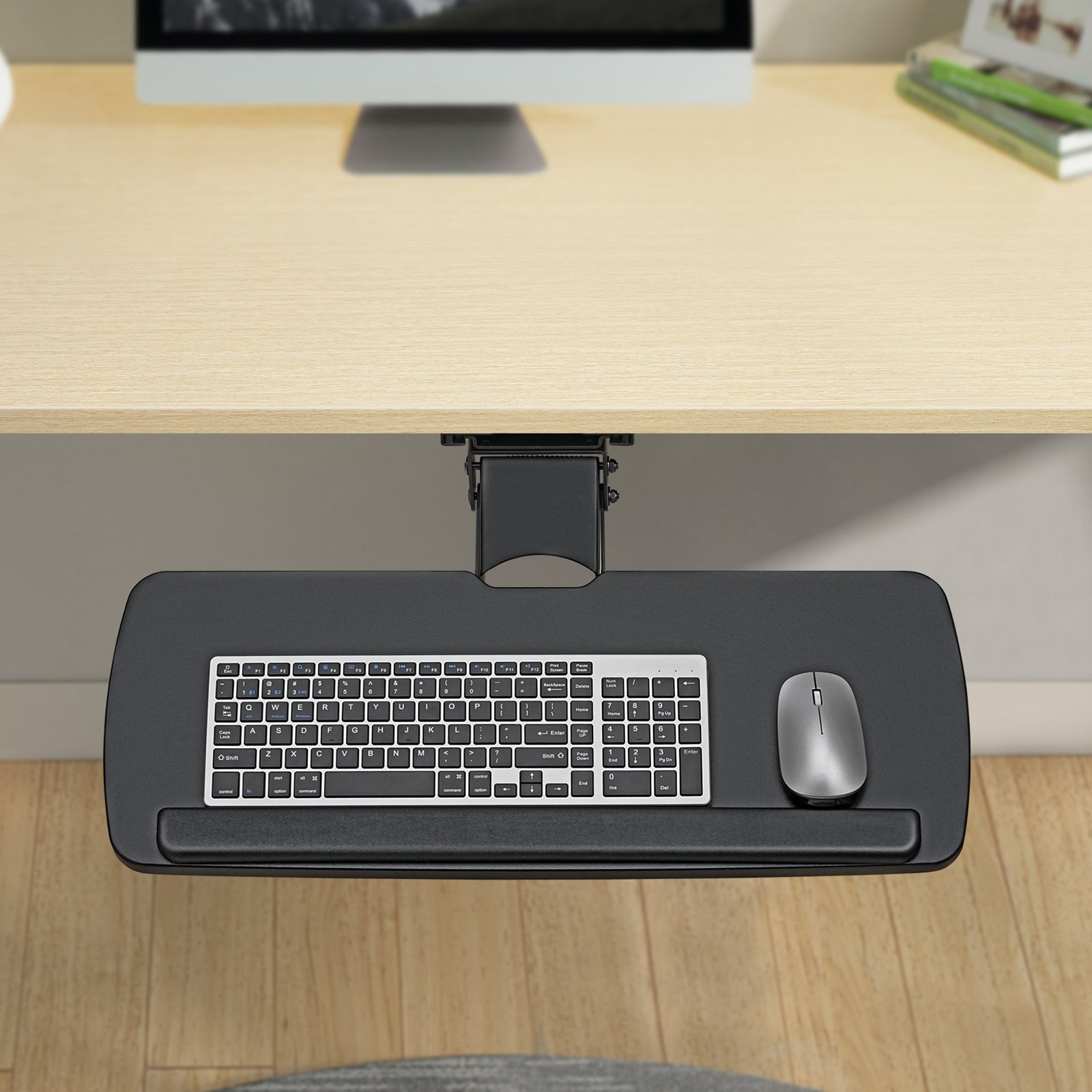 Adjustable Under-Desk Keyboard Tray under-desk keyboard tray