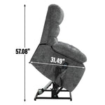 Dual-Motor Lift Recliner with Heat & Massage, 350 lb Capacity detail image 47