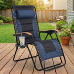 Oversized Padded Zero Gravity Chair with Cup Holder, 400 lb Capacity detail image 43