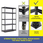 Heavy-Duty Adjustable Metal Storage Shelving Units for workshop, garage, storage, or utility use