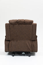 Oversized Lay Flat Recliner with Heat and Massage, Extended Footrest, Cup Holderr detail image 6