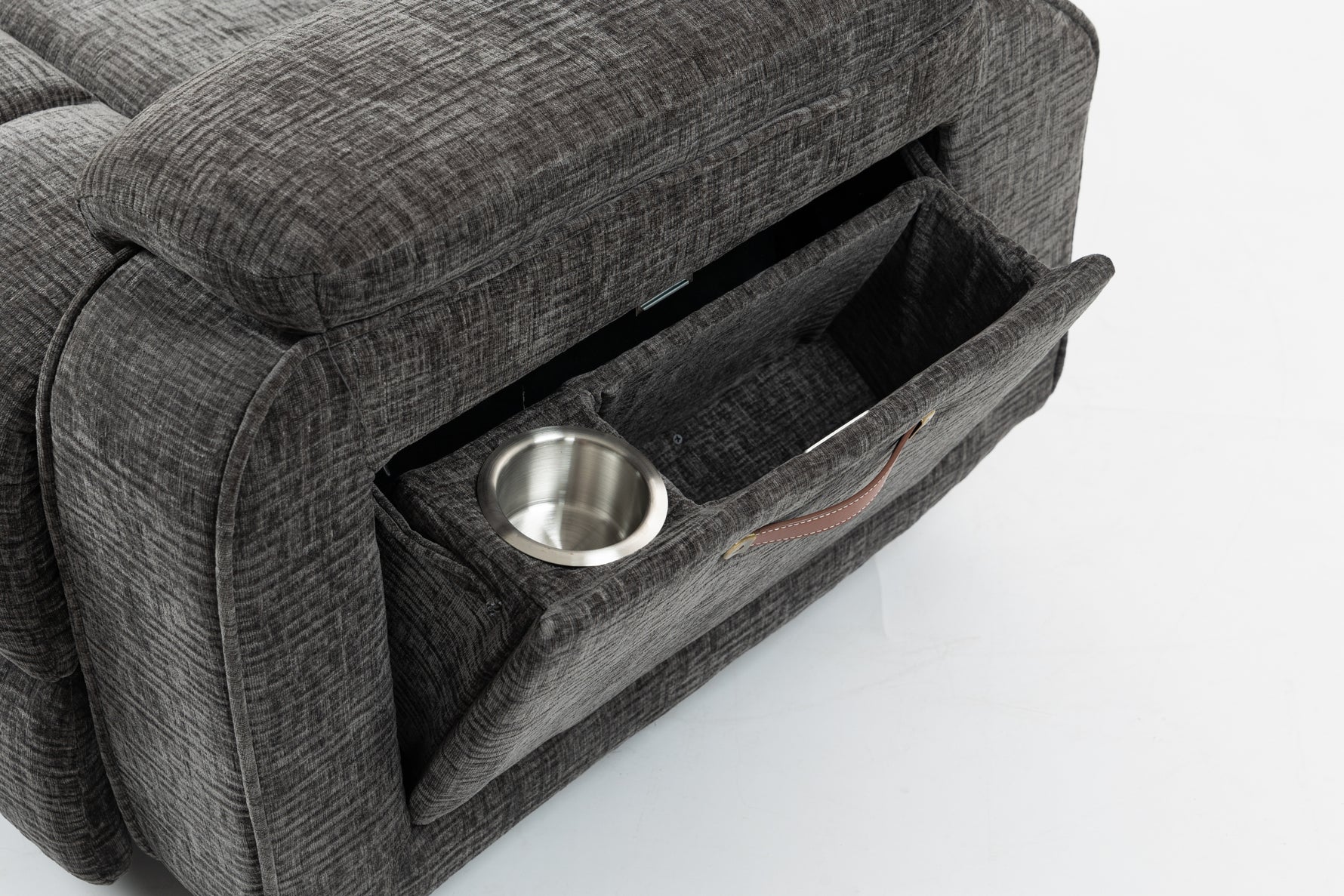 Oversized Lay Flat Recliner with Heat and Massage, Extended Footrest, Cup Holderr detail image 26