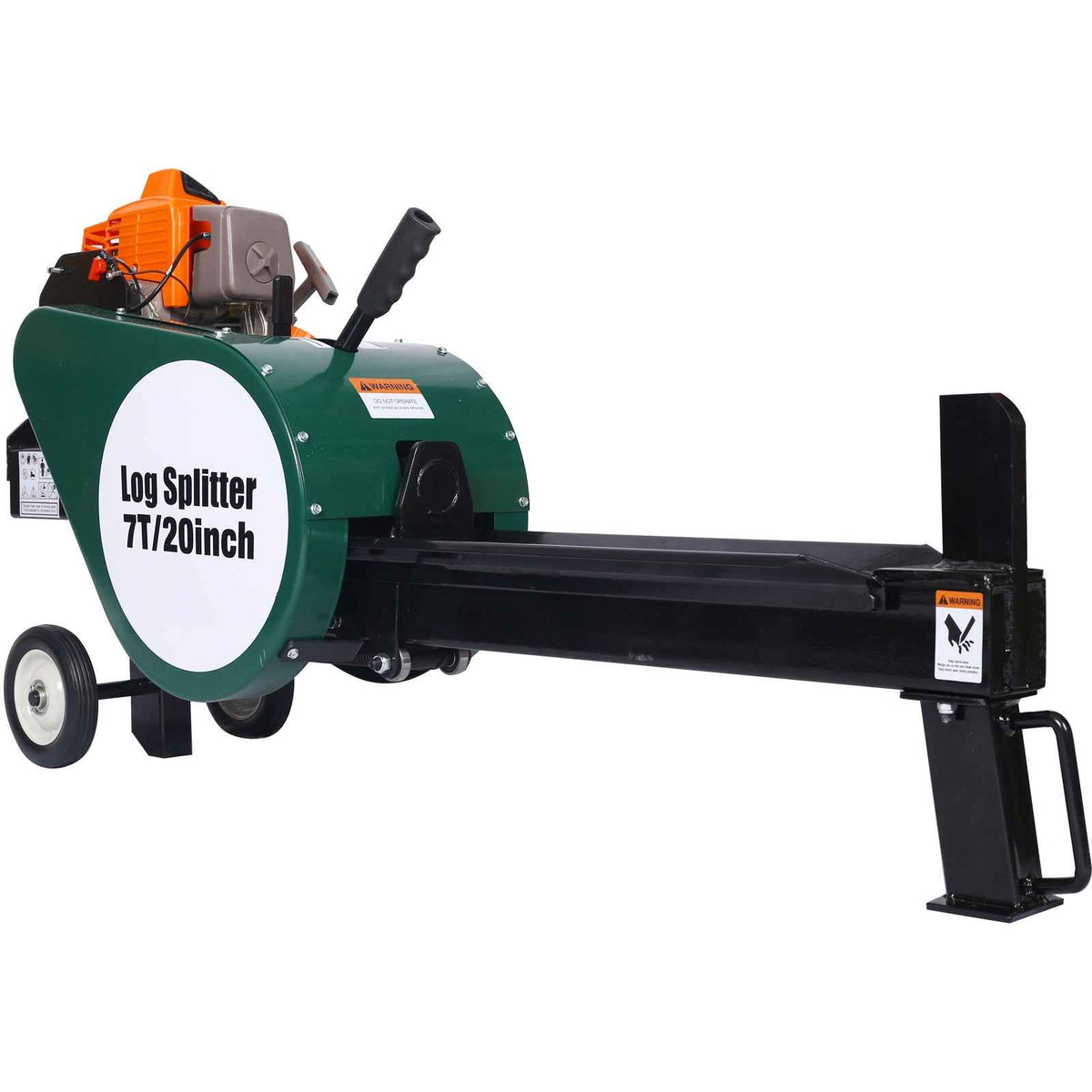 7-Ton Compact Gas Log Splitter with Auto Return for workshop, garage, storage, or utility use