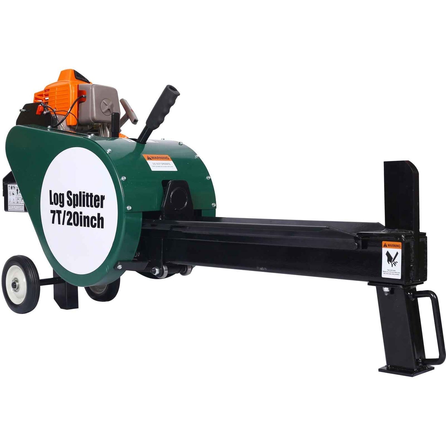 7-Ton Compact Gas Log Splitter with Auto Return for workshop, garage, storage, or utility use
