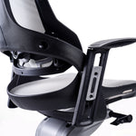 Techni Mobili LUX Ergonomic Executive Chair, Grey for home office seating