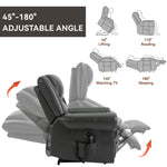 Dual-Motor Power Lift Heat & Massage Recliner detail image 53