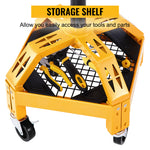 VEVOR Adjustable Rolling Garage Stool, 24–28.7 in. product image