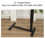 Height Adjustable Rolling Overbed Laptop Desk mobile laptop workstation