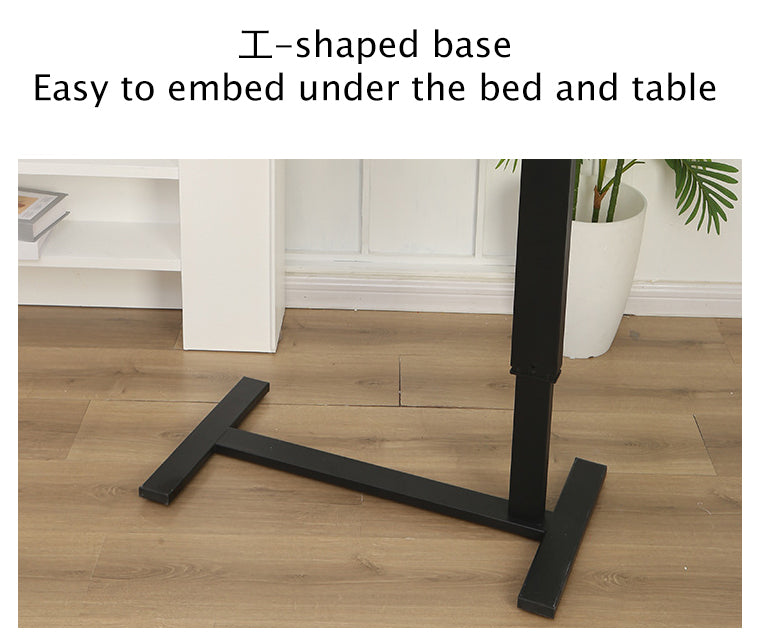 Height Adjustable Rolling Overbed Laptop Desk mobile laptop workstation