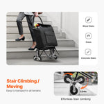 VEVOR Foldable Stair-Climbing Cart for workshop, garage, storage, or utility use