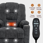 Large Power Lift Heat & Massage Recliner detail image 16