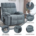 Chenille Dual-Motor Power Lift Recliner, 350 lb Capacity detail image 56
