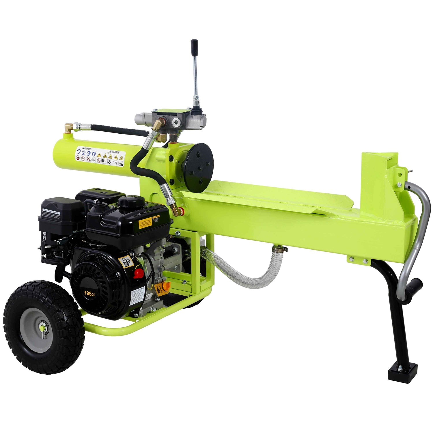 20-Ton Portable Horizontal Log Splitter with Auto Return for workshop, garage, storage, or utility use