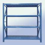 4-Tier Adjustable Metal Garage Shelving Unit for workshop, garage, storage, or utility use