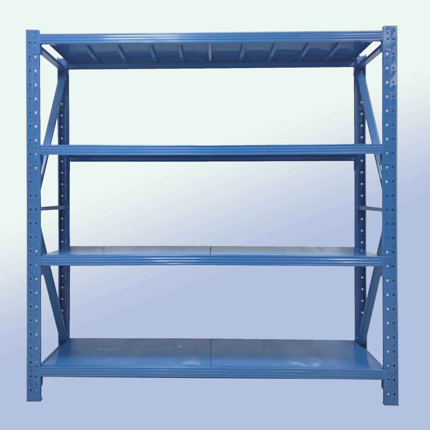 4-Tier Adjustable Metal Garage Shelving Unit for workshop, garage, storage, or utility use