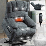 Chenille Power Lift Recliner detail image 21