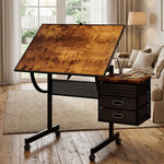 1500-Piece Rolling Jigsaw Puzzle Table with 4 Trays hobby and puzzle table