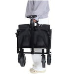 Expandable Dual-Layer Utility Wagon for workshop, garage, storage, or utility use
