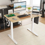 STARY Electric Standing Desk with Splice Board workspace desk setup