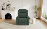 Modern PU Leather Manual Recliner Chair with 270° Swivel, Massage detail image 17