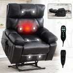 Dual-Motor Power Lift Recliner with Heat & Massage, 350 lb Capacity detail image 36