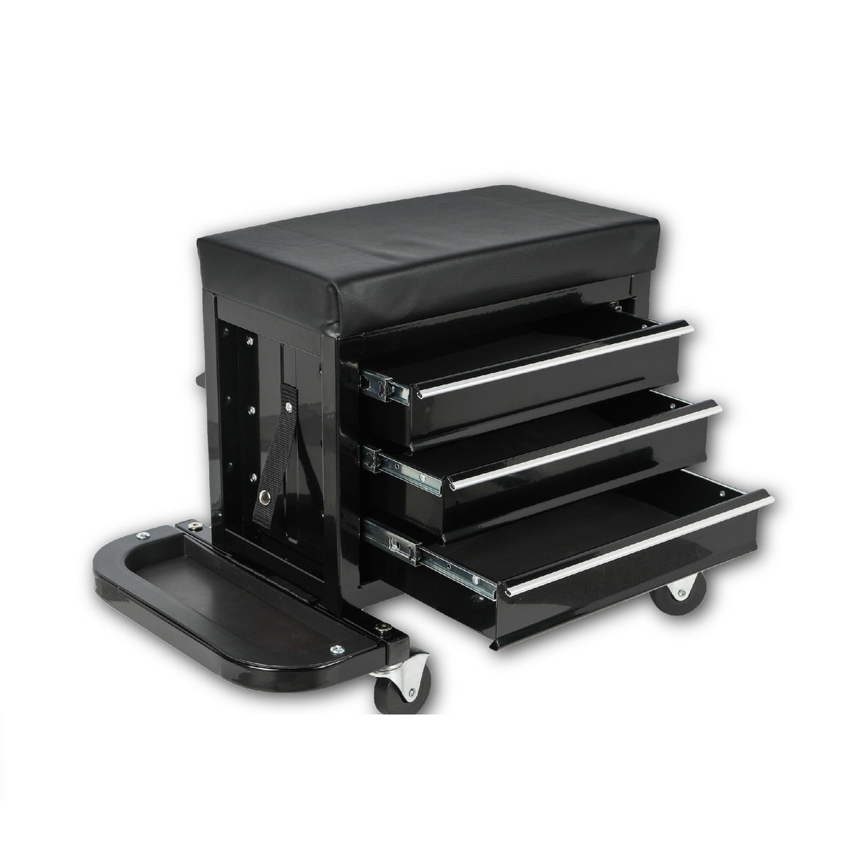 Rolling Mechanic Seat with 3-Drawer Tool Storage, 350 lb Capacity product image