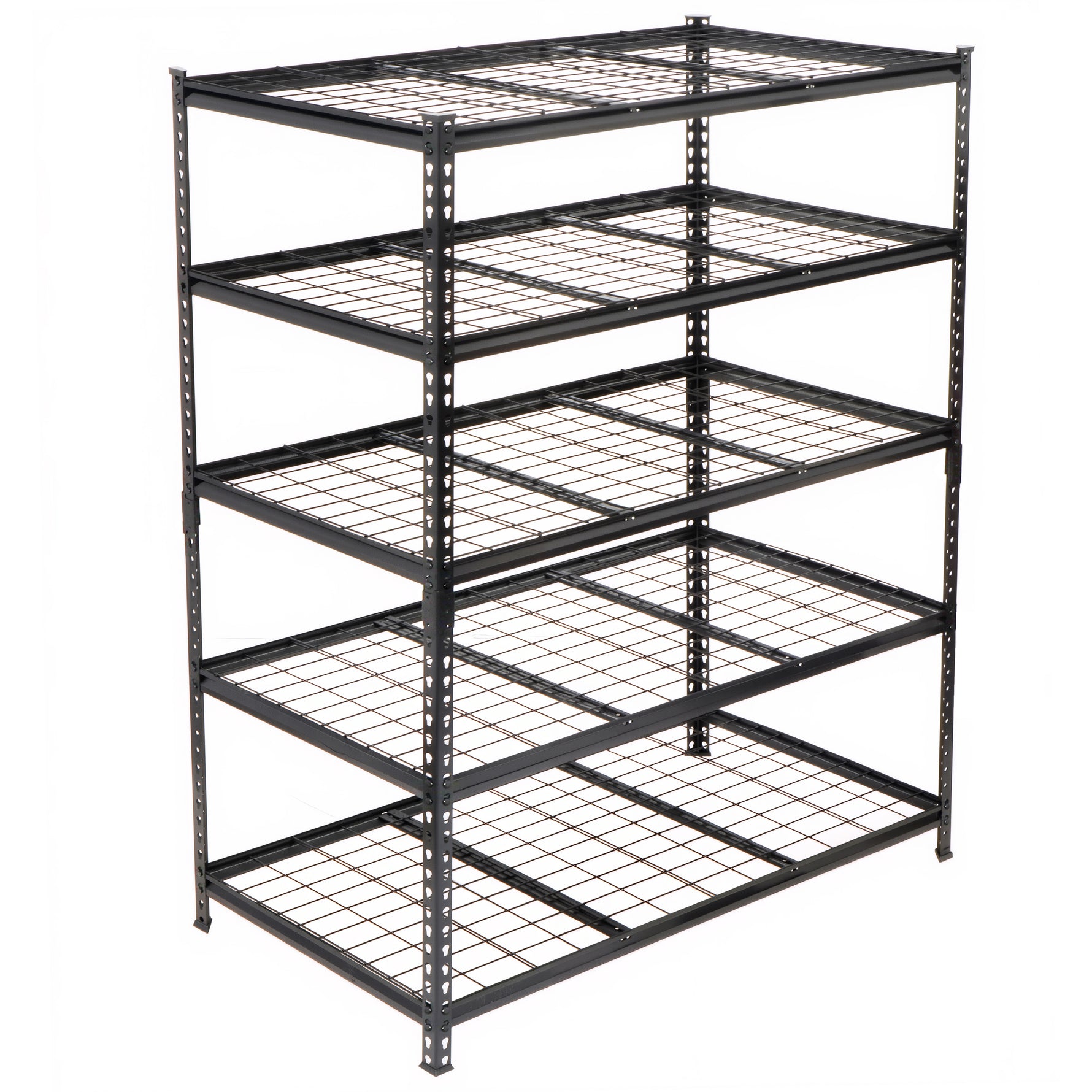 5-Tier Heavy-Duty Adjustable Metal Shelving Unit, 48" W x 24" D x 72" H for workshop, garage, storage, or utility use