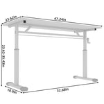 Height Adjustable Study Desk for Home Office workspace desk setup