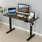 55" x 24" Electric Standing Desk workspace desk setup