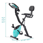 Folding Stationary Bike with 16-Level Magnetic Resistance, 300 lb Capacity detail image 23