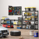 59" Heavy-Duty Metal Garage Storage Rack for workshop, garage, storage, or utility use