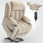 Dual-Motor Leather-Air Power Lift Recliner detail image 87