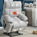 Chenille Dual-Motor Power Lift Recliner, 350 lb Capacity product image