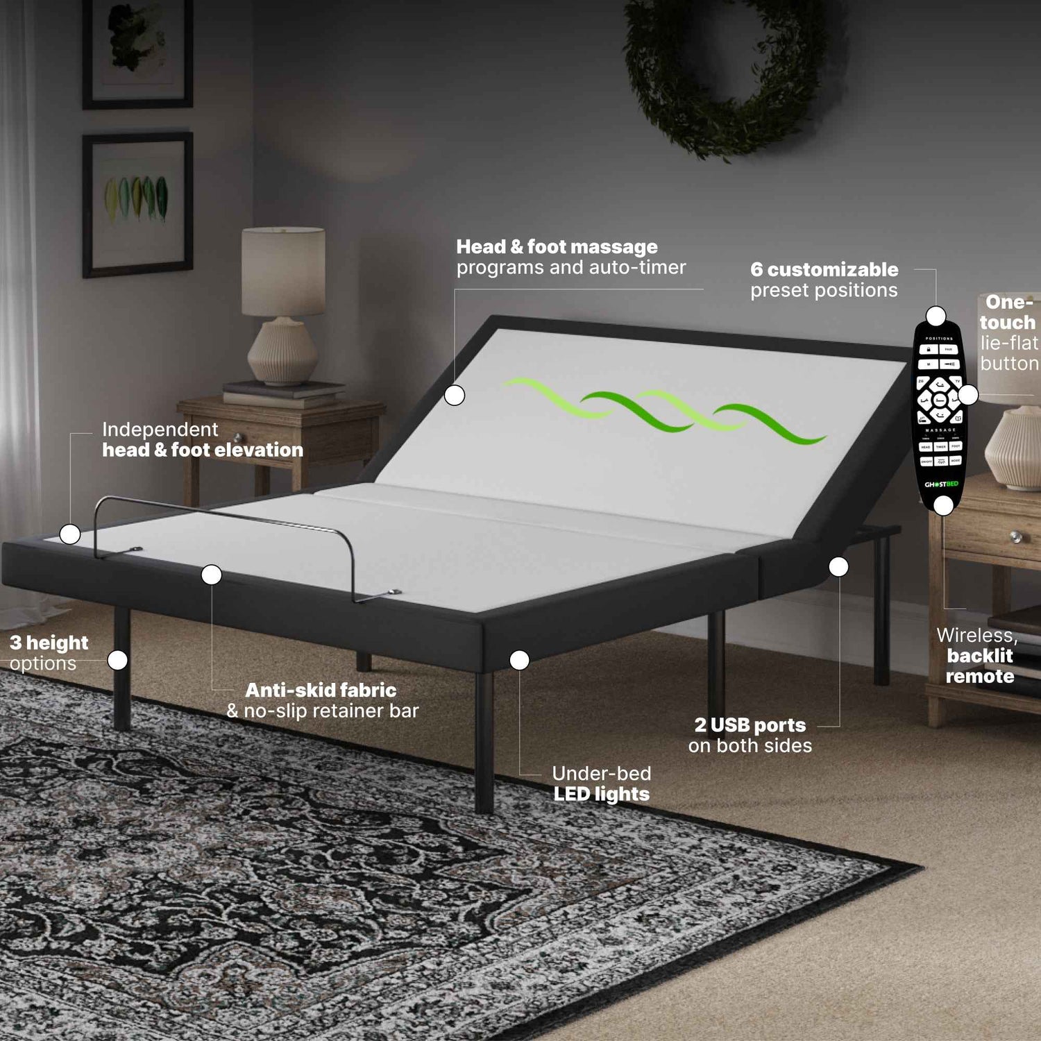 GhostBed Adjustable Base product image 2