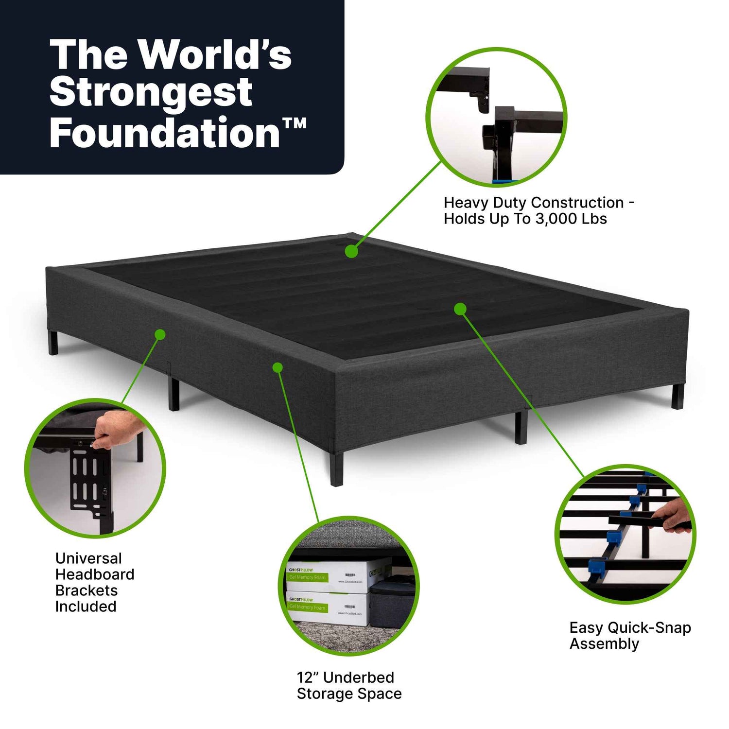 GhostBed All-In-One Foundation 14" product image 1