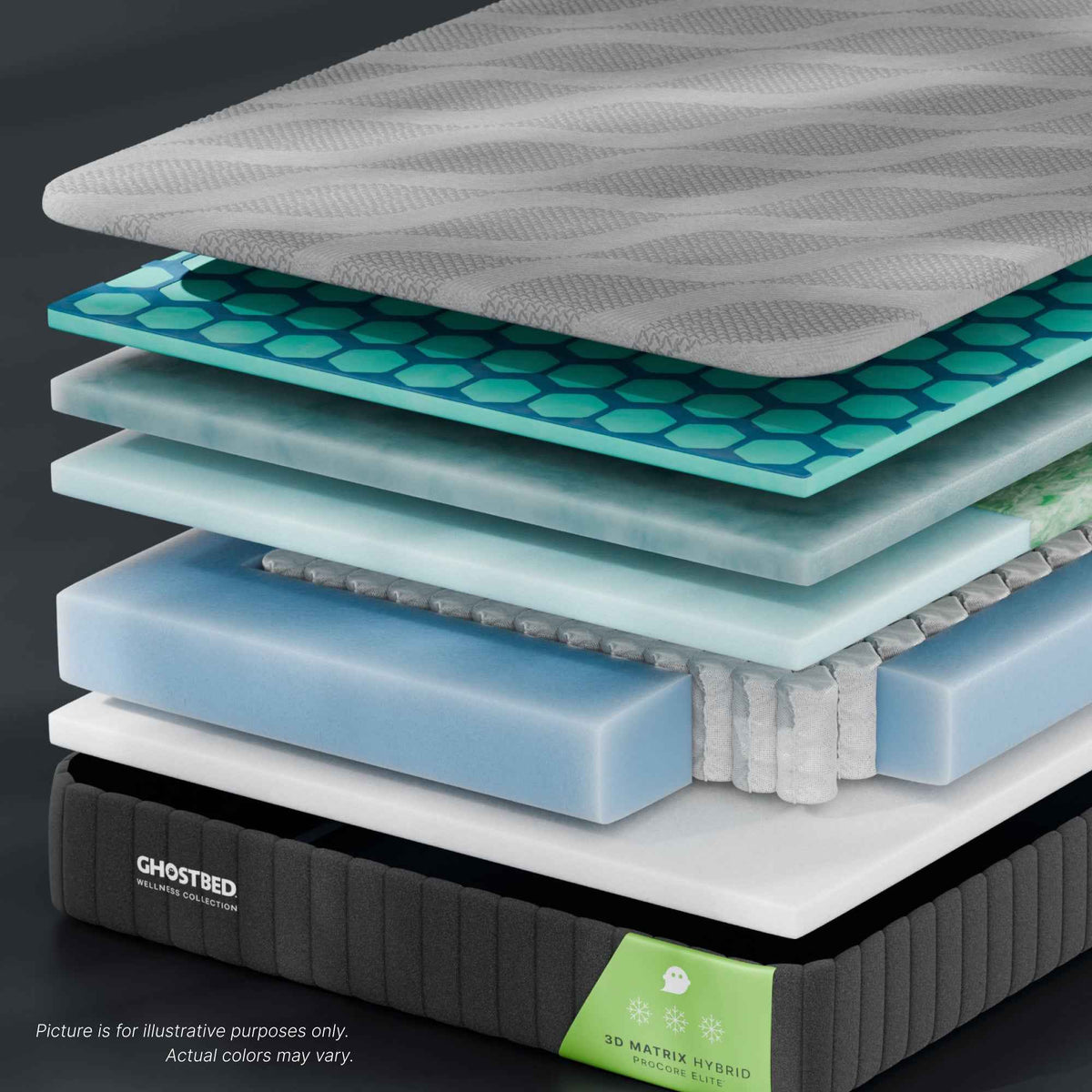 GhostBed 12" 3D Matrix Hybrid Mattress product image 3