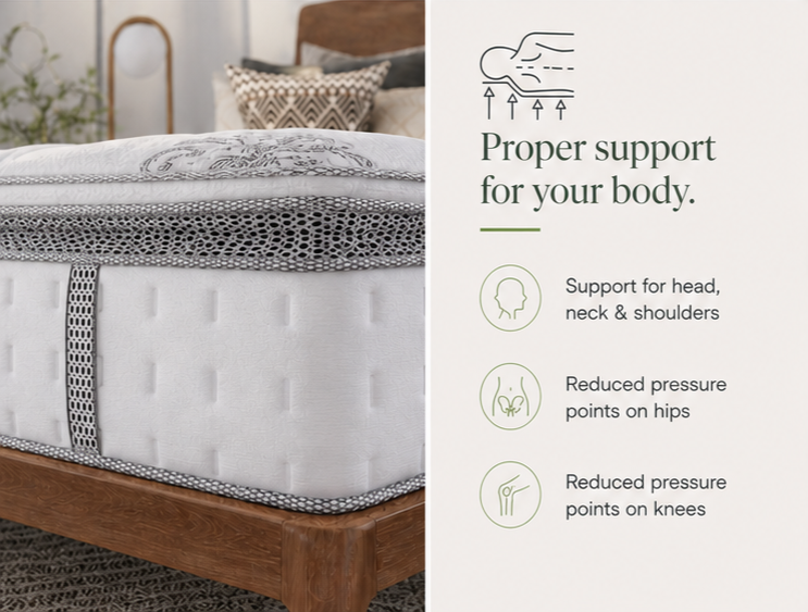 Sleek Space Mod Core 10" Hybrid Mattress product image 5