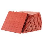 PVC Interlocking Drainage Garage Floor Tiles, 12" x 12" x 0.5" for workshop, garage, storage, or utility use