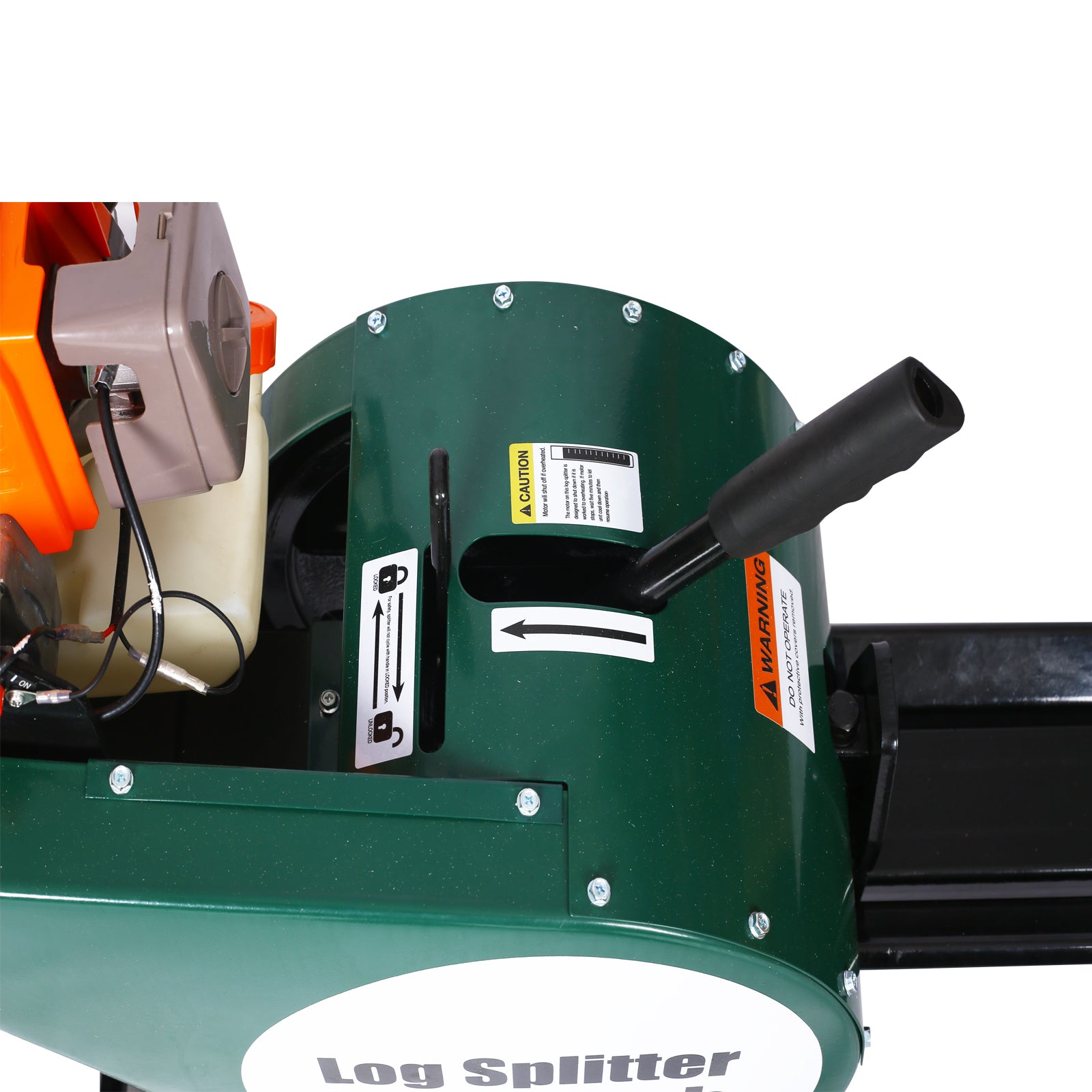7-Ton Compact Gas Log Splitter with Auto Return for workshop, garage, storage, or utility use
