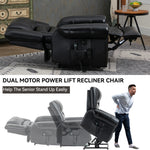 Dual-Motor Power Lift Heat & Massage Recliner detail image 31