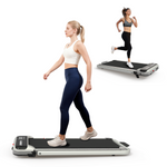 Foldable Under-Desk Walking Pad with Handlebar & Incline under-desk walking pad