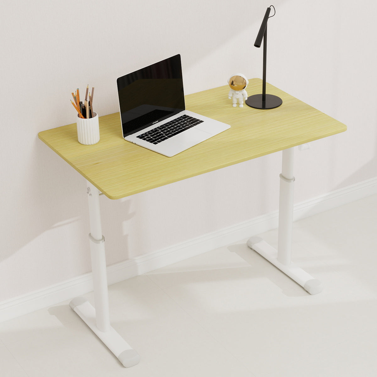 Height Adjustable Study Desk for Home Office workspace desk setup