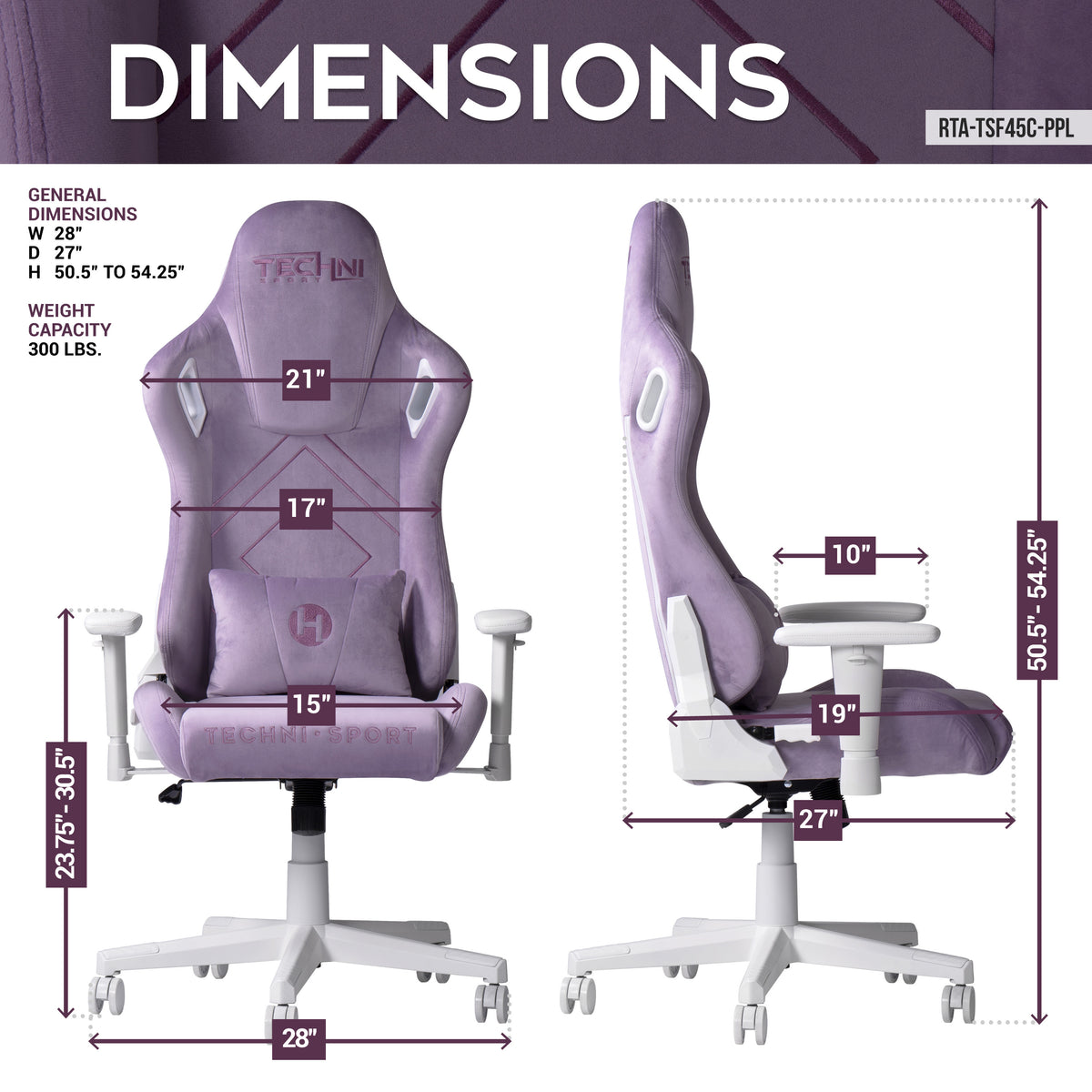 Techni Sport TSF45C Ergonomic Office Chair product image 16