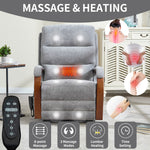 Power Chenille Lift Recliner Chair Dual Motor Infinite Position Up to 350 Pounds detail image 45