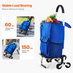 VEVOR Foldable Stair-Climbing Cart for workshop, garage, storage, or utility use