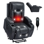 PU Infinite Position Up to 350 lb Single Motor Power Lift Recliner Chair detail image 11