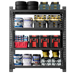 Heavy Duty Metal Adjustable Garage Shelving Unit, 4000lb Capacity Industrial Storage Rack for workshop, garage, storage, or utility use