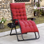 Outsunny Padded Zero Gravity Reclining Lounge Chair detail image 2