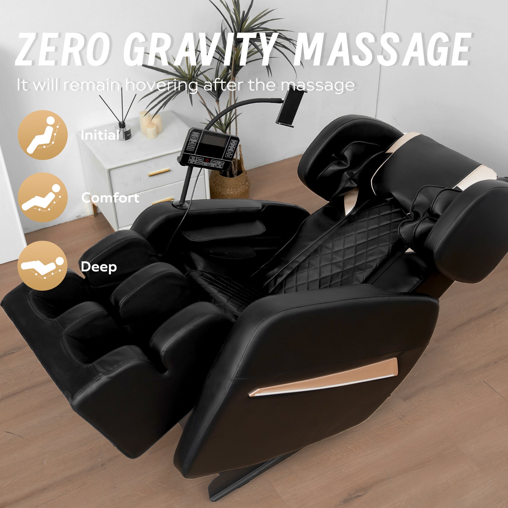 Zero Gravity Massage Chair with Bluetooth Speakers detail image 28