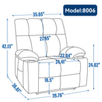 Chenille Dual-Motor Power Lift Recliner, 350 lb Capacity detail image 19